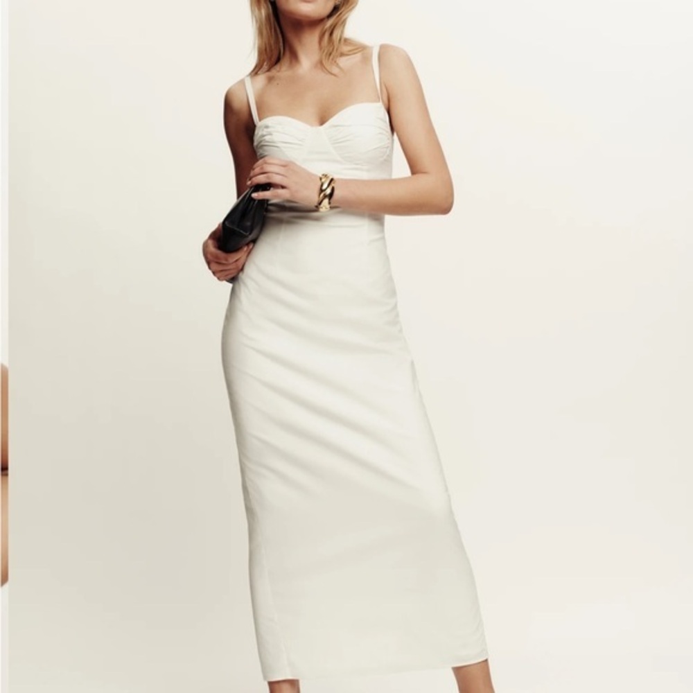 Reformation Stormi Dress white